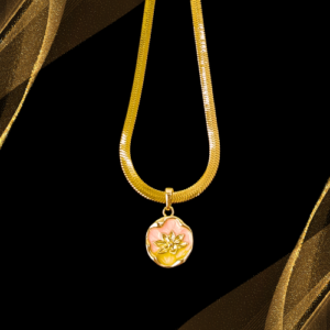 dual heart serpentine chain necklace